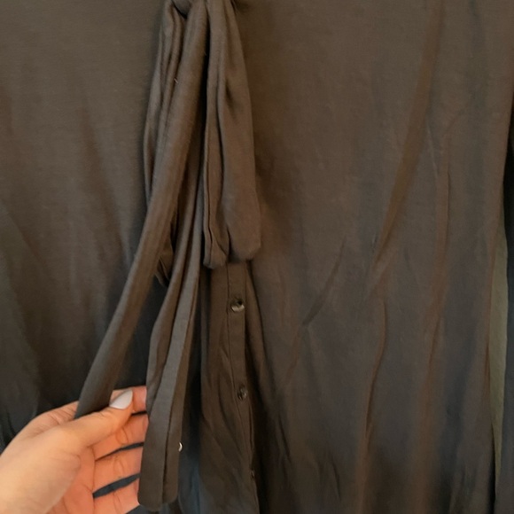 Women’s Halogen Dark Grey Blouse Size L - Picture 8 of 8